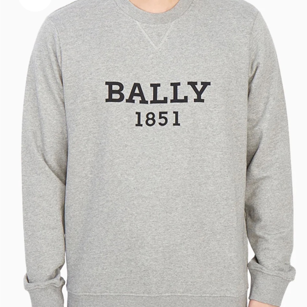New Bally gray crewneck sweatshirt size 3XL (fits like an XL)